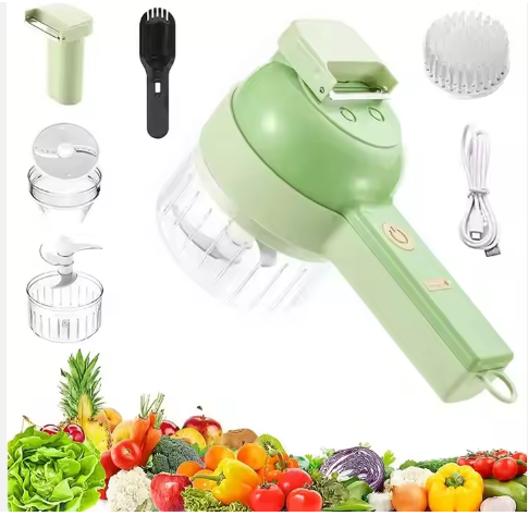 Coupe-légumes électrique multifonctionnel 4 en 1