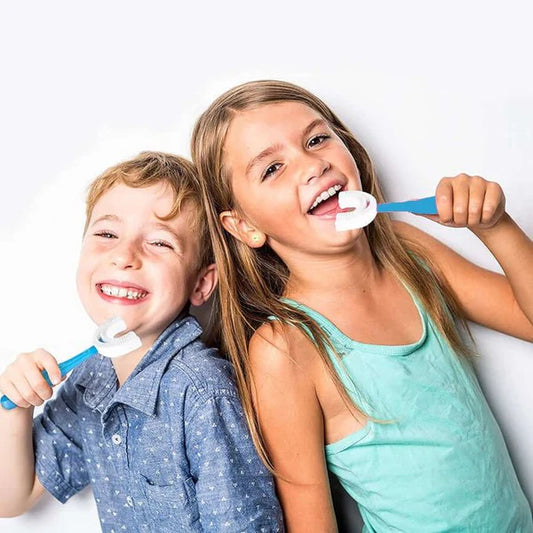 Brosse à Dents en Silicone en Forme de U – L'Allié Idéal pour la Santé Bucco-Dentaire des Enfants